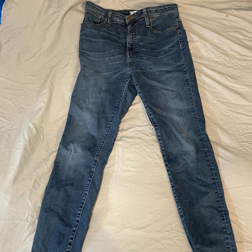 Madewell curvy high rise skinny jeans